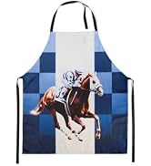 jejeloiu Horses Apron for Women Men 26