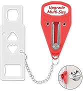 AceMining Upgraded Door Security Bar & Sliding Patio Bar, Heavy Duty Stoppers Adjustable Jammer f...