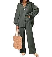 LILLUSORY Womens 2 Piece Lounge Sets Matching Travel Outfits | Airport Fashion, Fall Clothes for ...