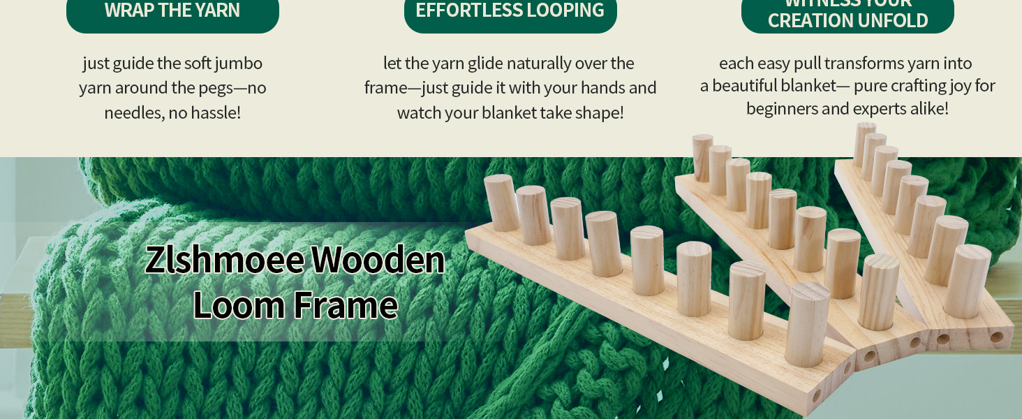 chunky blanket loom
