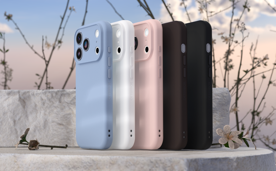 Built-in anchor points let you connect phone charms and straps.