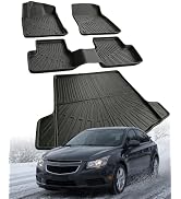 Floor Mats Compatible with Kia Forte 2014-2018(Only Sedan),All Weather Protection Duarble TPE Car...
