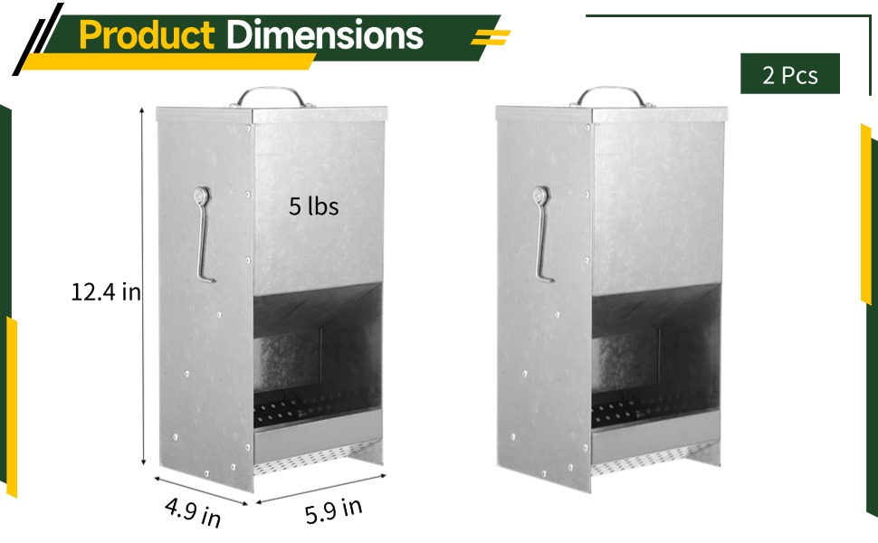 cage rabbit feeders