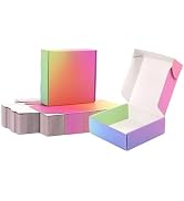 DEZIBOX 9x6x2 Pink Shipping Boxes, 45 Pack Corrugated Cardboard Mailer Boxes for Packaging Small ...