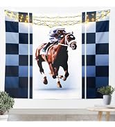 jejeloiu Horses Tapestry Galloping Horse Wall Art for Living Room Bedroom Rustic Farmhouse Wall H...