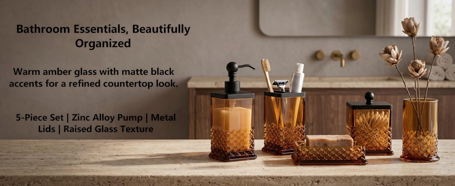 JKE Bathroom Accessories Set