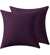 EVAsponge Decorative Indoor Throw Pillows with Inserts 18x18 Inch Set of 2 – Fall Modern & Anthro...