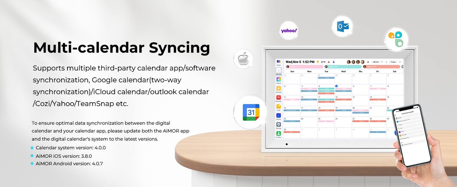 digital calendar