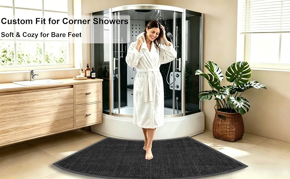 Curved Bath Mat