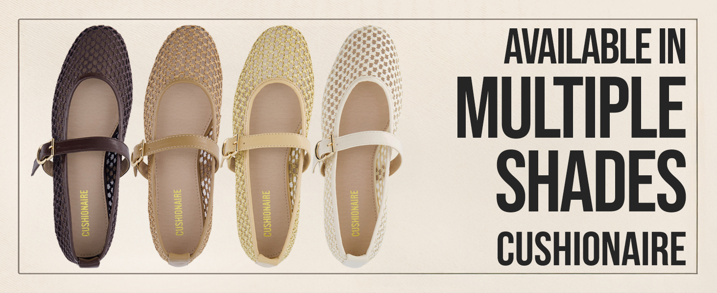 gracie, cushionaire, mary jane ballet flat, lifestyle