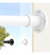 Tension Curtain Rod Extra Long Outdoor Curtain Rod Black Shower Curtain Rods No Drilling 31-168 I...