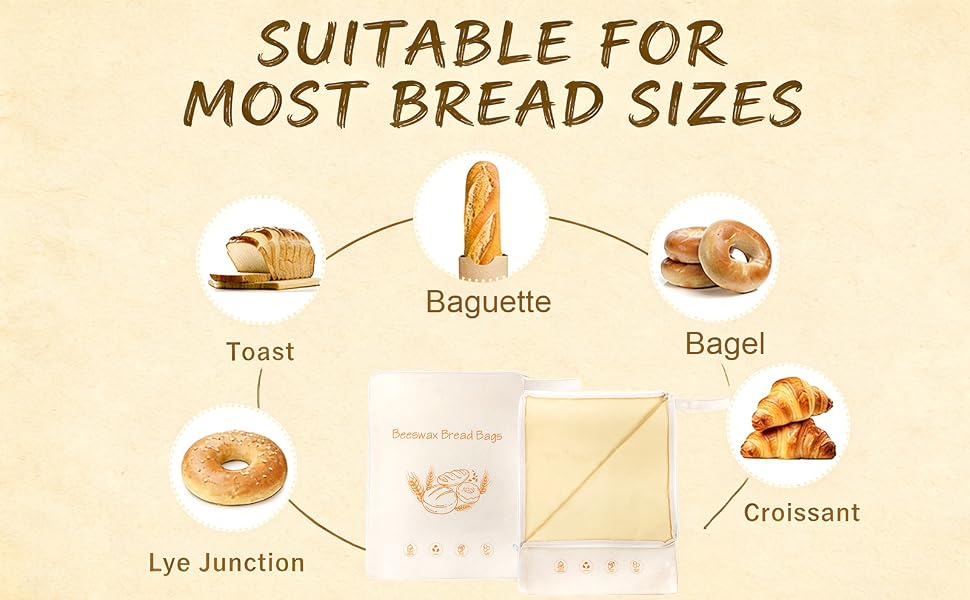 bread bags for homemade bread