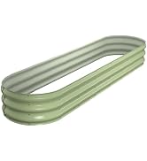 Winpull Raised Garden Bed Kit, 5x2x1 ft Galvanized Planter Box Outdoor with Safety Edging, Large ...