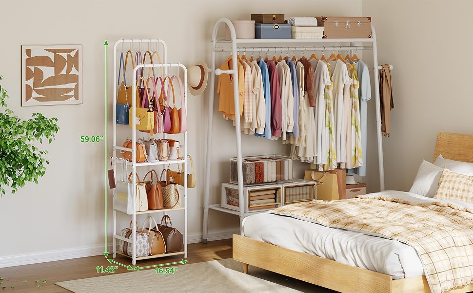 purse organizer for closet
