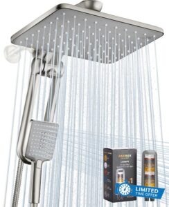 Dual Filtered Rainfall Handheld Showerhead Spray Combo with 7 Modes                                                          2026 Upgraded Shower Head Combo