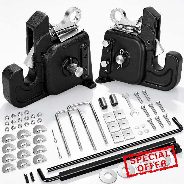 Upgraded Category 1 & 2 Tractor Easy Change Quick Hitch System