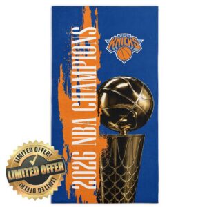 Northwest New York Knicks 2026 NBA Champions Beach Towel