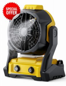 DeForce Portable Misting Fan