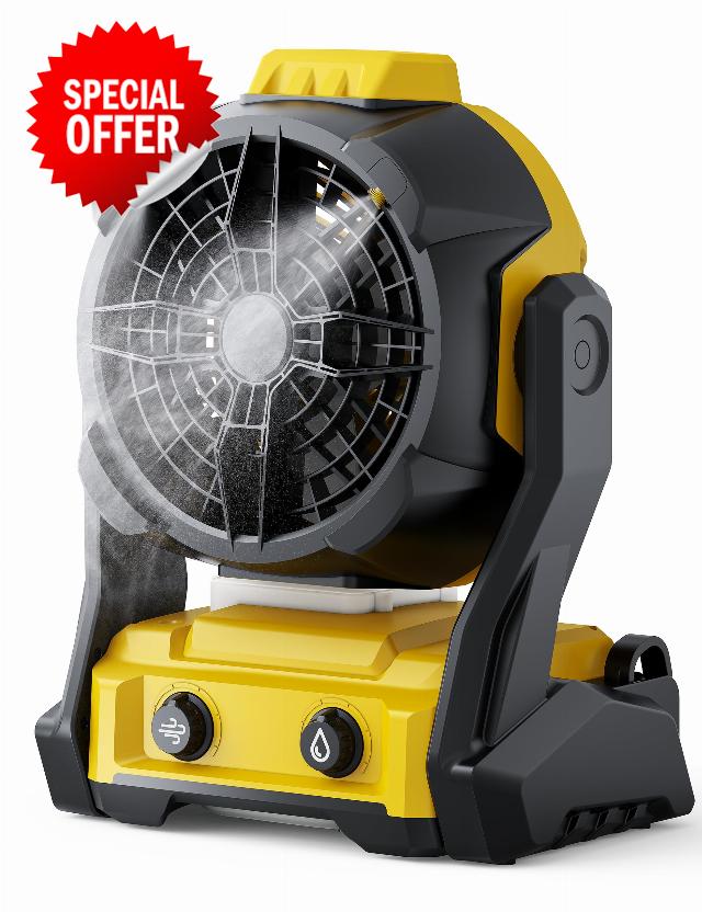 DeForce Portable Misting Fan