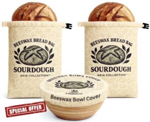 Beeswax Bread Bags for Sourdough & Homemade Bread
