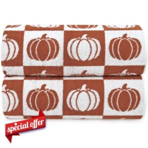 Fall Bath Towels Set of 2