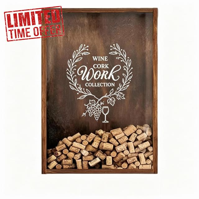 Wine Cork Holder Shadow Box