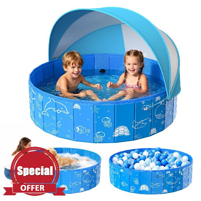 Kiddie Pool with Canopy