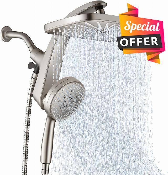 12" High Pressue Rain Shower Head with Handheld