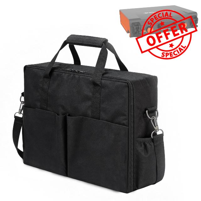 Griddle Carrying Bag for Blackstone Adventure Ready Camping Carrying Case | for 12"x14" and 20"x14" 2-Burner Propane Camping Griddles