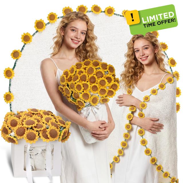 Sunflower Bouquet Blanket