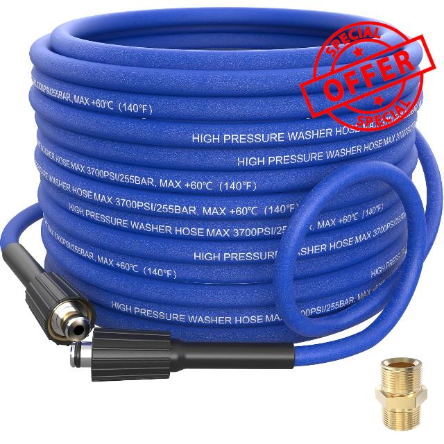 Kink Resistant Pressure Washer Hose 50 FT x 1/4"