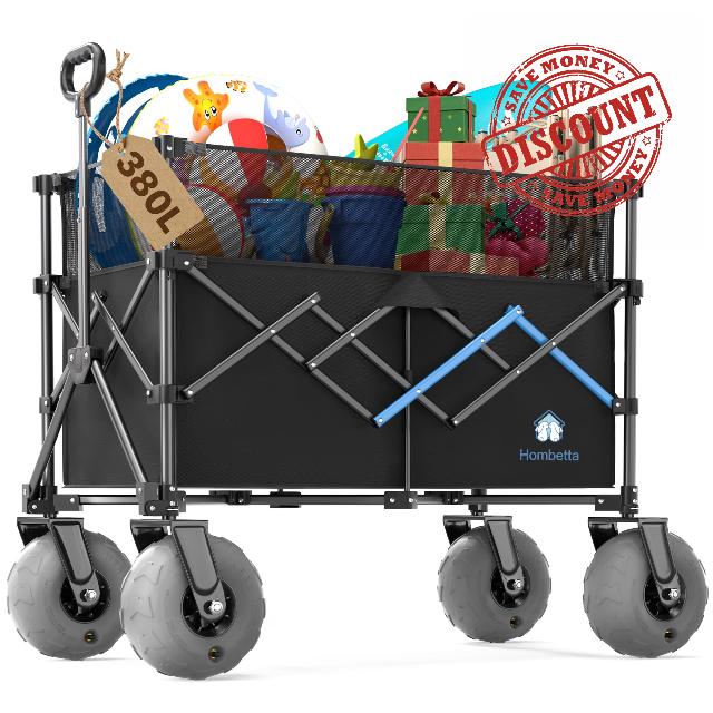 Beach Wagon with Big Wheels for Sand