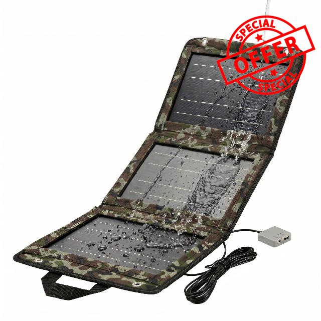 28W Portable Solar Panel Charger