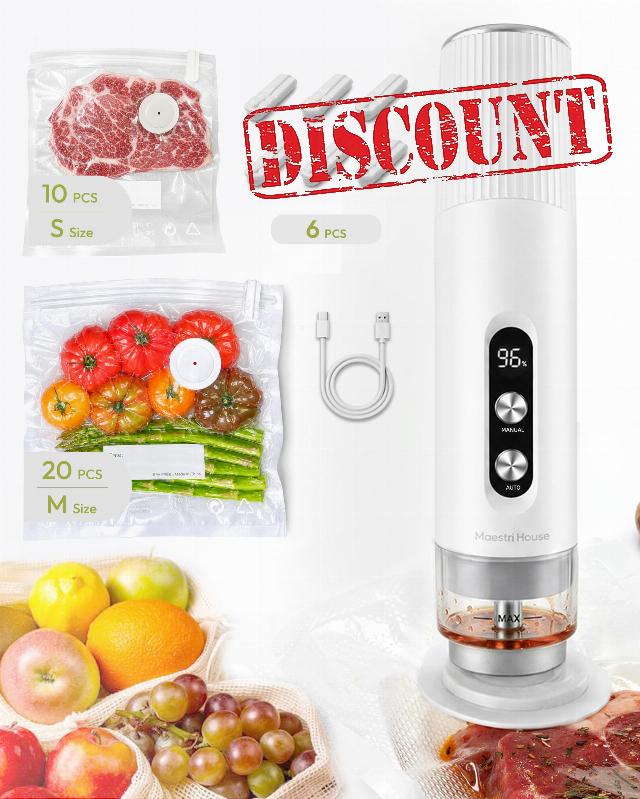 Maestri House Handheld Vacuum Sealer for Food