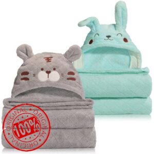 2 Pack Hooded Towels for Toddlers