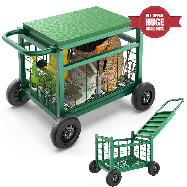 Garden Cart with Seat