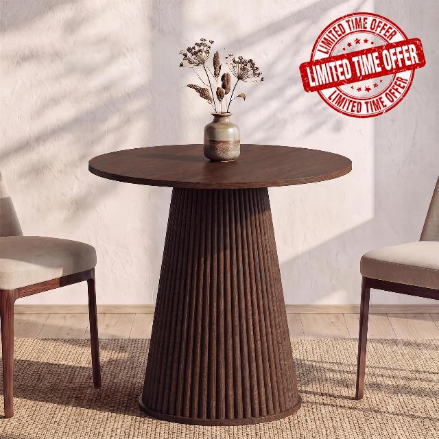 MECHYIN Small Round Table for 2-4
