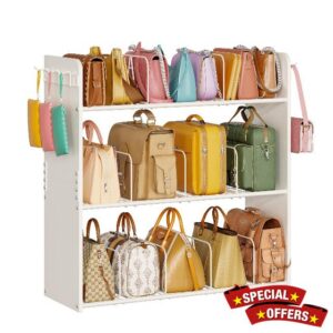 3-Tier Purse Organizer for Closet