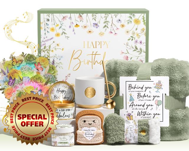Birthday Gifts Basket for Women Her