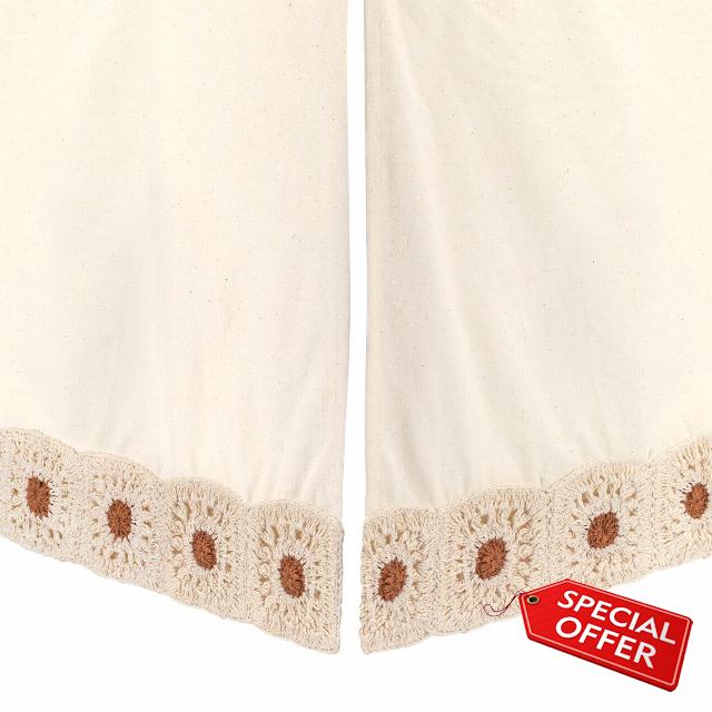 Crane Baby Crochet Crib Skirt