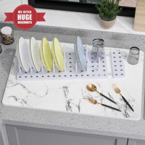 Large Stone Drying Mat for Kitchen Counter