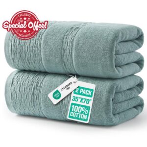 REDKISS 100% Cotton Large Bath Towels