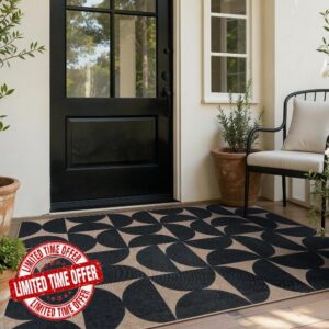 Lahome Semi Circle Front Porch Rug