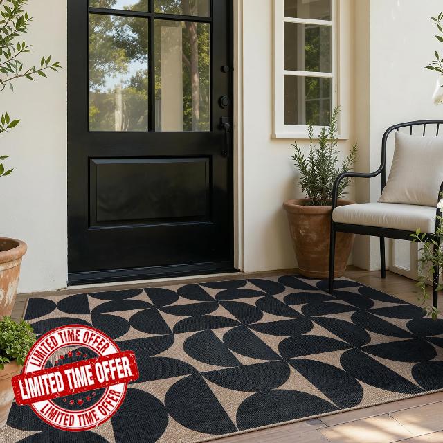 Lahome Semi Circle Front Porch Rug