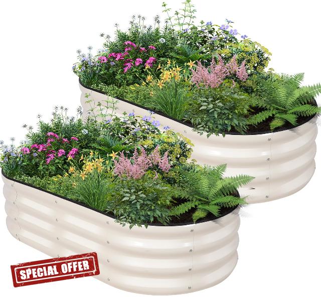 Galvanized Raised Garden Bed