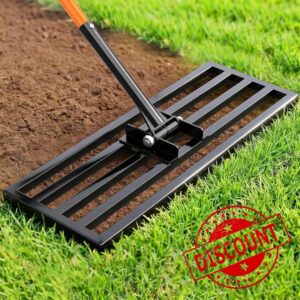 COZEER 30" x 10" Leveling Rake