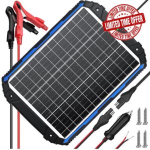 SUNER POWER 25W 12V Solar Battery Charger & Maintainer PRO