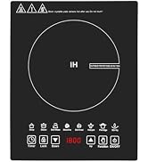 HUIPUSHE Portable induction Cooktop,1800W Single Induction Cooktop,Portable induction hot plate w...