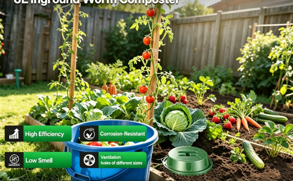 compost bucket Outdoor Worm Compost Bin
