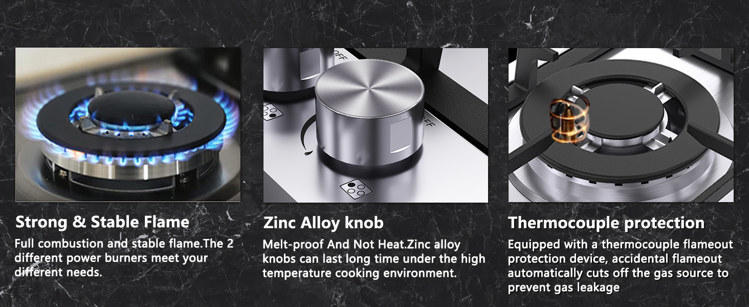 36 inch gas cooktop